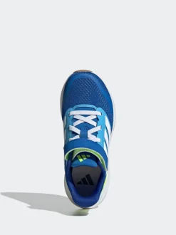 Bleu/citron vert - adidas Baskets de course Runfalcon 5 à lacets élastiques pour enfant