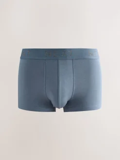 Bleu/Gris - Lot de 5 boxers Hipster