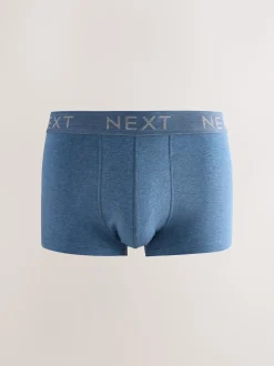 Bleu/Gris - Lot de 5 boxers Hipster