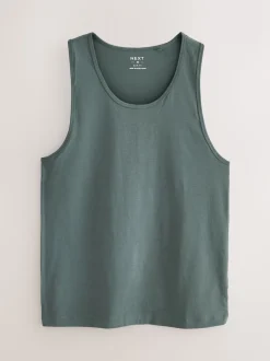 Bleu/Gris - Lot de 5 gilets à superposer 100% coton