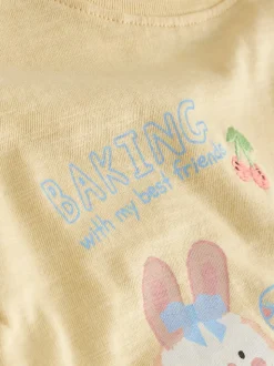 Bleu/Jaune - Ensemble haut et short Lot de 2 (3mois à7ans)