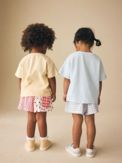 Bleu/Jaune - Ensemble haut et short Lot de 2 (3mois à7ans)