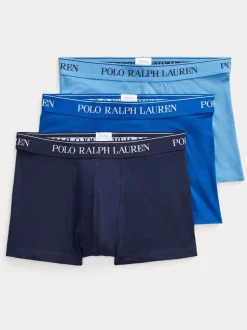 Bleu/Marine - LotPolo Ralph Lauren de boxers en coton extensible 3