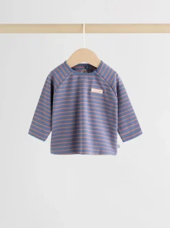 Bleu/marron Bear Hugs Slogan Borg - Ensemble Gilet et Leggings bébé (0mois-2ans)