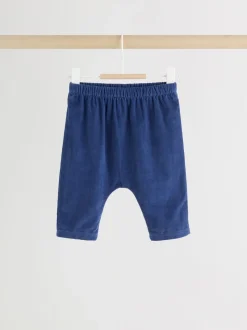 Bleu/marron Bear Hugs Slogan Borg - Ensemble Gilet et Leggings bébé (0mois-2ans)