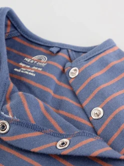 Bleu/marron Bear Hugs Slogan Borg - Ensemble Gilet et Leggings bébé (0mois-2ans)