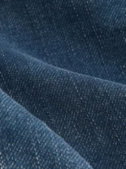 Bleu/Noir - Coupe fuselée régulière - Jeans stretch de confort