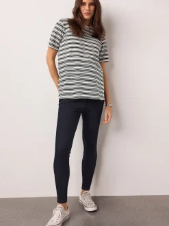 Bleu/Noir - Denim maternité 2