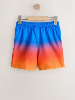 Bleu/Orange - Ombre Short de bain ({}3-16ans)