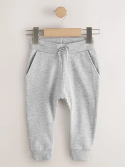 Bleu/orange rouille/vert kaki - Lot de 5 joggings (3mois-7ans)