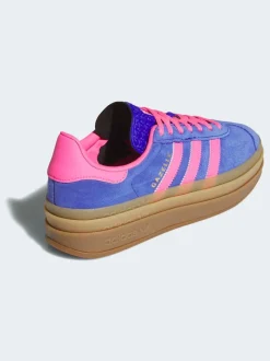 Bleu/Rose - Baskets adidas Originals Gazelle Bold W