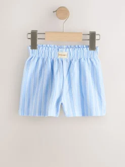 Bleu/Rose - Lot de 4 shorts (3 mois à 7 ans)