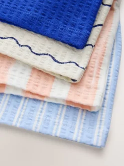 Bleu/Rose - Lot de 4 shorts (3 mois à 7 ans)