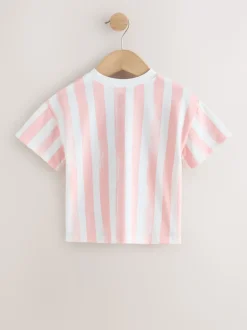 Bleu/Rose - Pack T-shirt 4 (3mois-7ans)