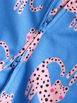 Bleu/rose Animal Character - Lot de 3 dors-bien bébé à fermeture éclair bidirectionnelle (0mois -2ans)