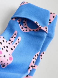 Bleu/rose Animal Character - Lot de 3 dors-bien bébé à fermeture éclair bidirectionnelle (0mois -2ans)