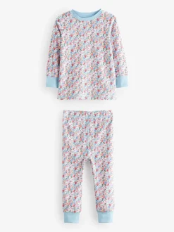 Bleu/Rouge Fleuri - Lot de 3 pyjamas à se blottir Cath Kidston