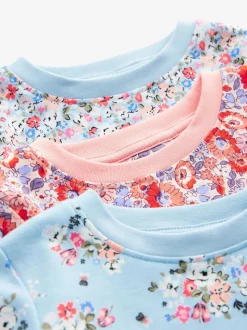 Bleu/Rouge Fleuri - Lot de 3 pyjamas à se blottir Cath Kidston