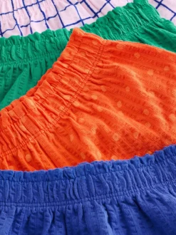 Bleu/vert - Lot de 4 shorts (3 mois à 7 ans)