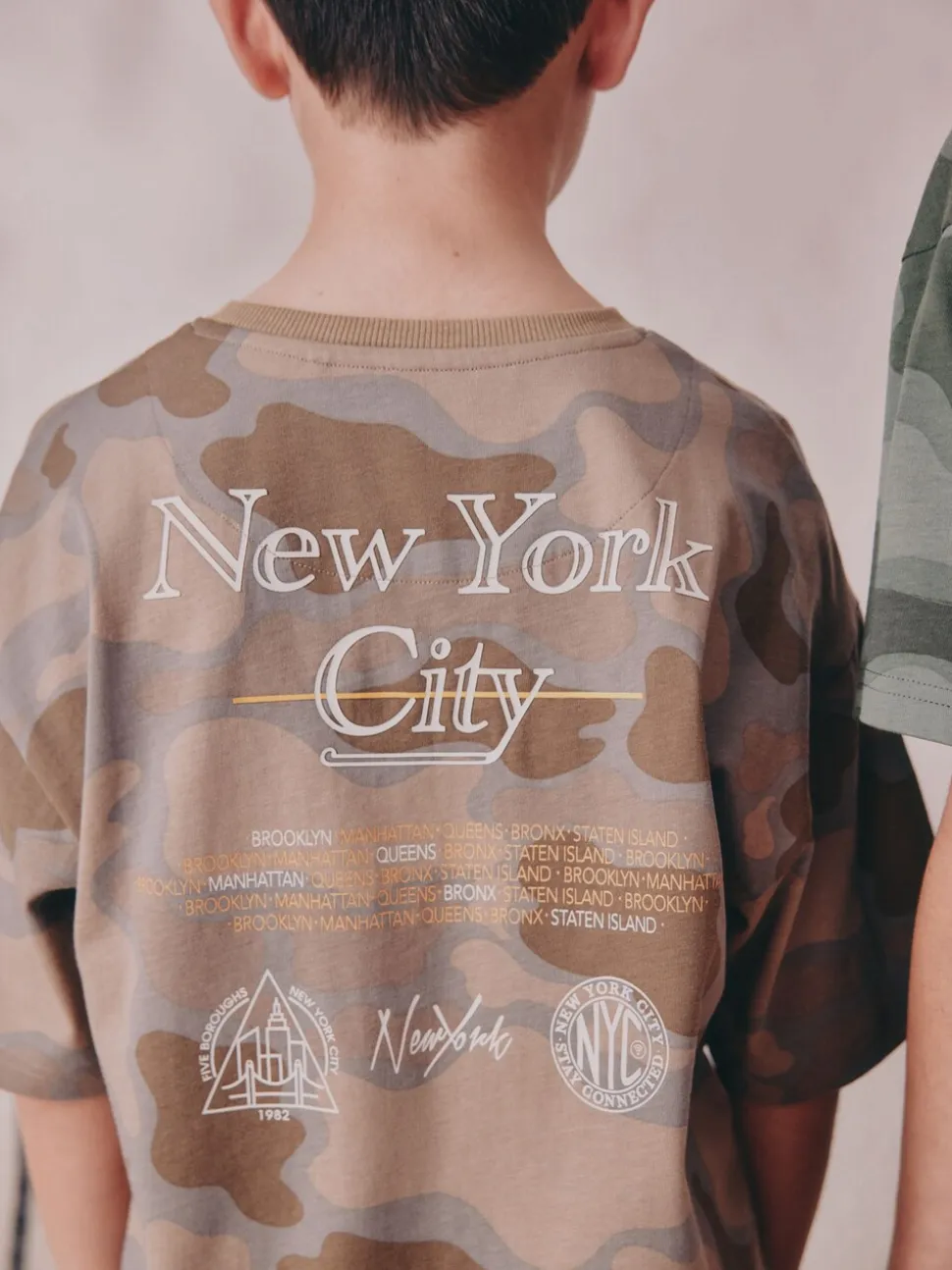 Bleu/Vert camouflage - Pyjama court 3 Pack (3-16ans)