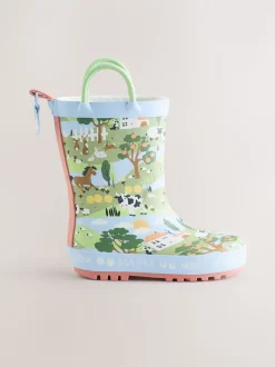 Bleu/vert ferme - Gérer Wellies