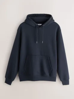 Bleu/vert kaki - Lot de 2 sweats à capuche en jersey riche en coton