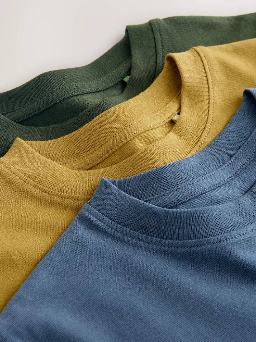 Bleu/Vert/Jaune - T-shirts à manches courtes à imprimé graphique coupe standard Lot de 3 (3à16ans)