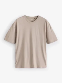 Bleu/Vert/Pourpre/Neutre - Lot de 5 t-shirts Essential en coton décontracté