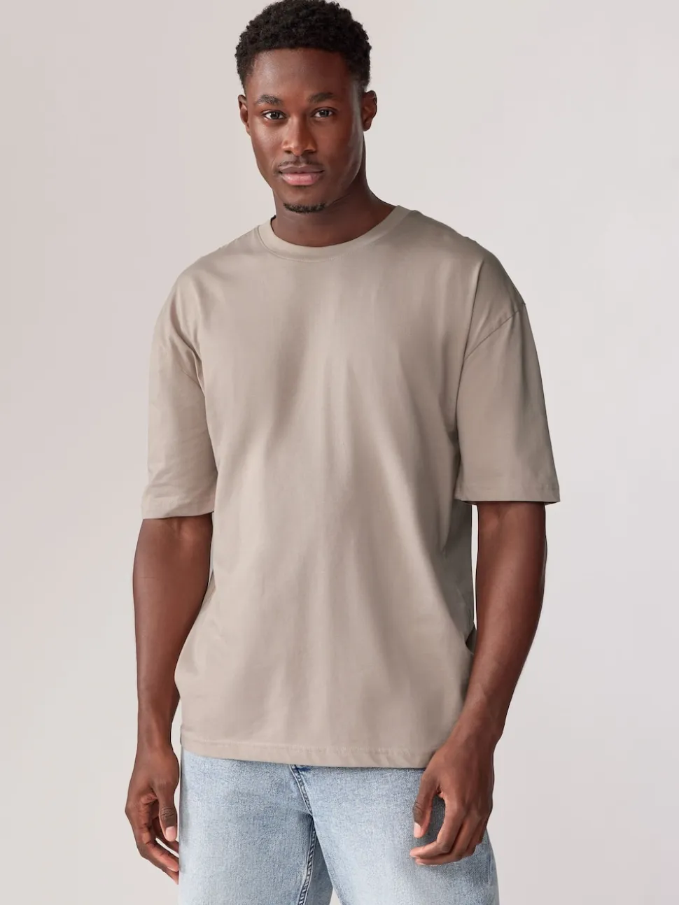 Bleu/Vert/Pourpre/Neutre - Lot de 5 t-shirts Essential en coton décontracté