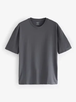 Bleu/Vert/Pourpre/Neutre - Lot de 5 t-shirts Essential en coton décontracté