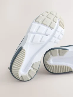 Bloc de couleur neutre - Entraîneurs en dentelle élastique