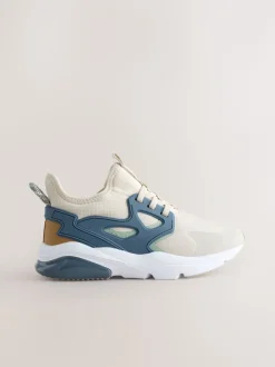 Bloc de couleur neutre - Entraîneurs en dentelle élastique