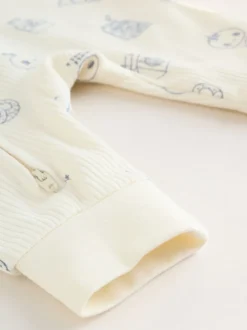 Blue Milk Club - Combinaisons de nuit à fermeture éclair pour bébés 3 Pack (0mths-3yrs)