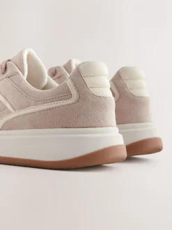 Blush Rose - Forever Comfort® Panelled Retro À lacets Trainers