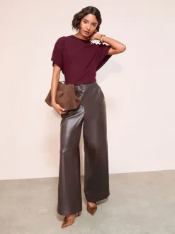 bordeaux - Haut Friends Like These boutonné à manches courtes