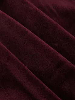 Bordeaux - Reiss Apsara Blazer en velours à boutonnage simple habillé