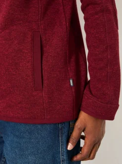 bordeaux - Sweat FatFace à demi-fermeture éclair