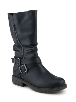 Bottes Coupe large Pavers zippée