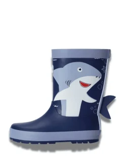 Bottes de pluie imperméables ToeZone Bleu requin pour GARÇON