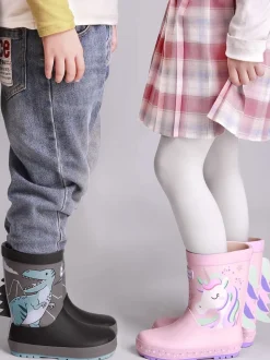 Bottes de pluie imperméables ToeZone Gris Dinosaure pour GARÇON