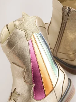 Bottes Little Bird by Jools Oliver Western métallisées