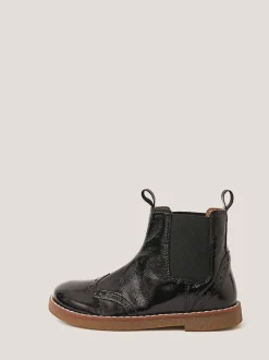 Bottes Monsoon en cuir verni