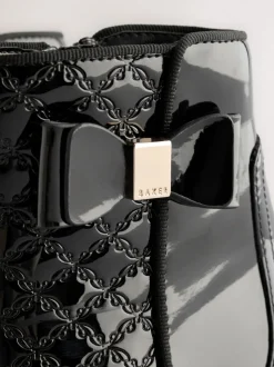 Bottes noires vernies Chelsea Baker by Ted Baker fille