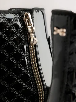 Bottes noires vernies Chelsea Baker by Ted Baker fille