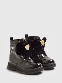 Bottes River Island vernies à Monogram