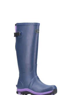 Bottes Wellington Cotswolds Bleu réglables