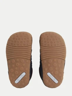 Bottes/Bottines Start-Rite Bébé Bleu Pip en cuir à double bande anti-déchirure