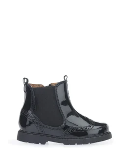 Bottines chelsea zippées en cuir verni noir Start-rite Coupe classique