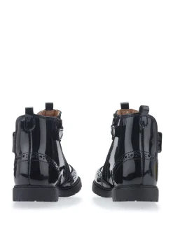 Bottines chelsea zippées en cuir verni noir Start-rite Coupe classique