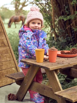 Bottines JoJo Maman Bébé à fleurs et doublure confortable